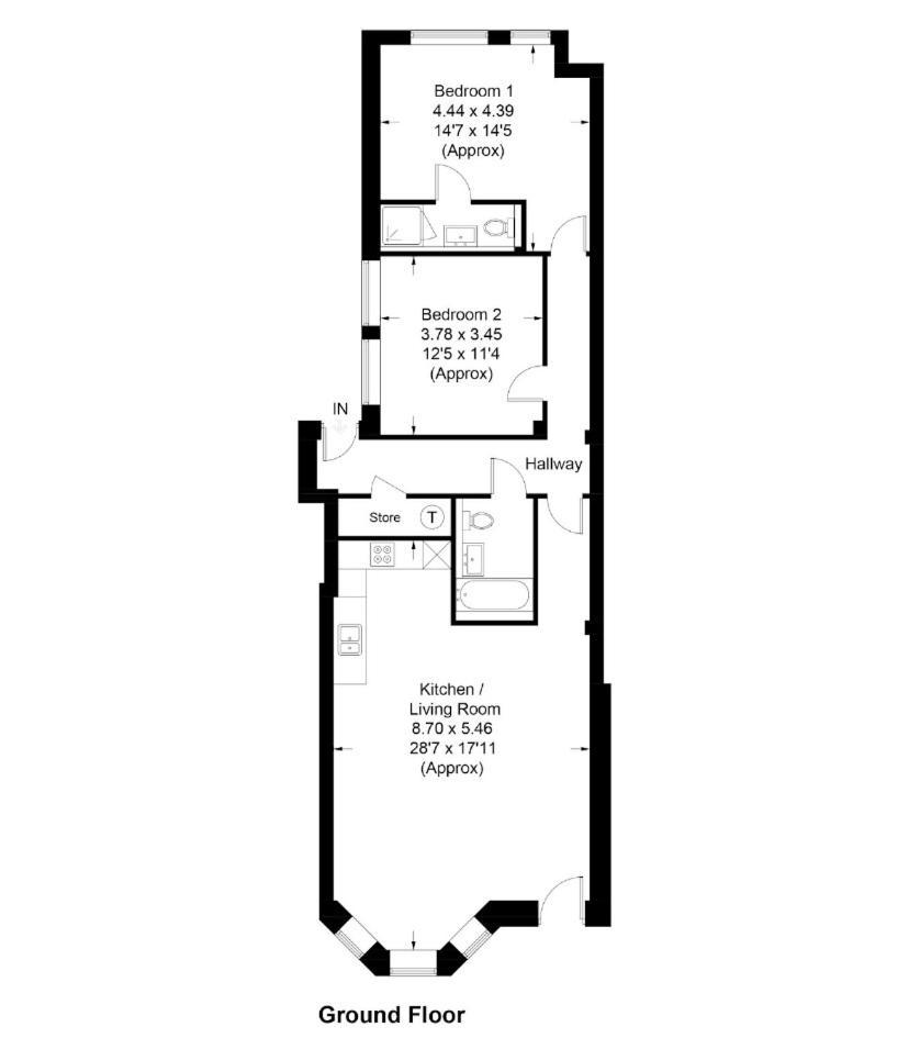 Stunning 2 Bed Apartment Sea Views And Parking Worthing Eksteriør billede